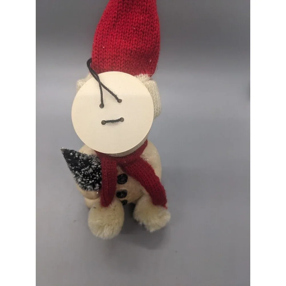 Dept 56 Christmas Ornament Billy Buttons Snowman Ornament Vintage Scarf Tree Hat